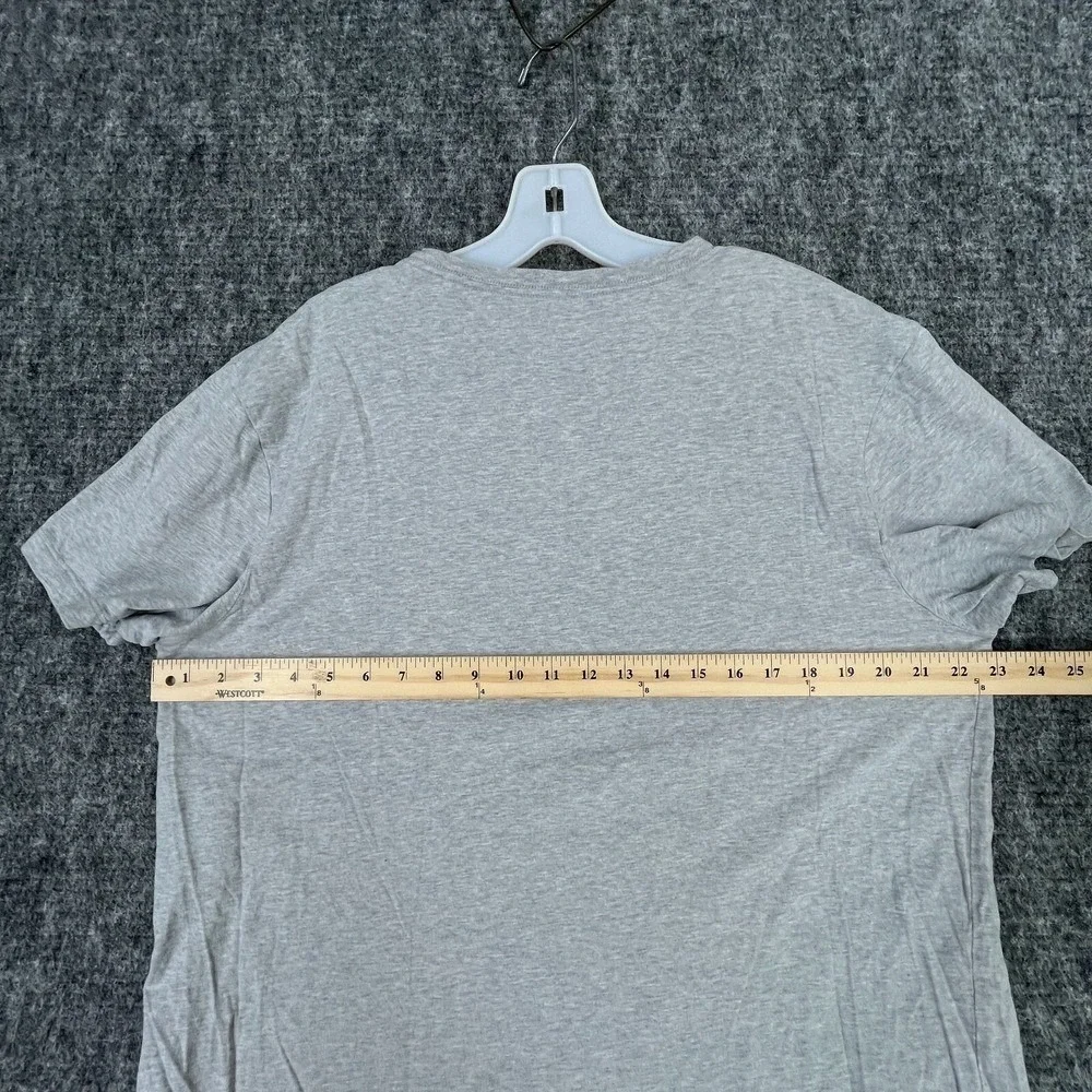 J.Crew Shirt Mens XL Gray Heather Slim Fit Washed Cotton Tee Preppy Everyday